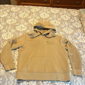 American Eagle Outfitters Tan Sweater with Navy Accents